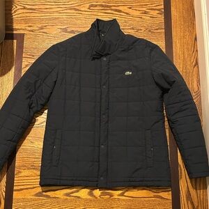 Lacoste Navy Puffer Jacket